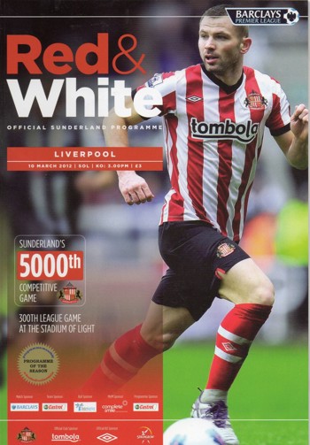 Match programme